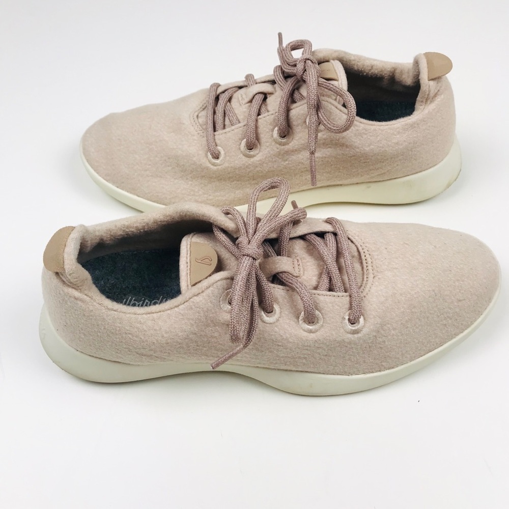 Allbird Mens Wool Runners Pale Pink 10